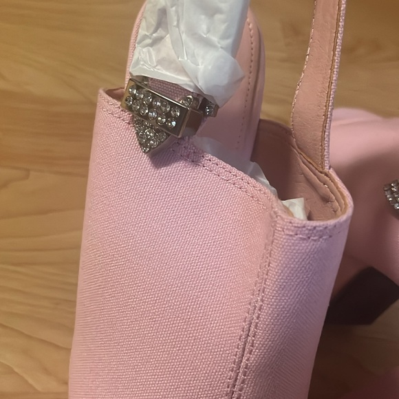 ‼️NWT‼️Dolls Kill X Sugar Thrillz Pink Platform Slingback Heels Size 8 - Picture 6 of 7